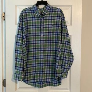 Vineyard Vines XL Mens slim fit whale shirt plaid L/S
